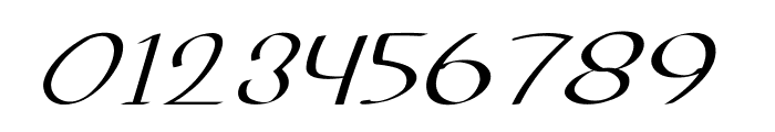 Aurivan-ExtraexpandedItalic Font OTHER CHARS