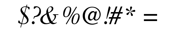 Austin-Italic Font OTHER CHARS