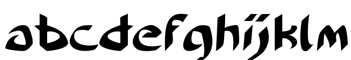 Auvern Font LOWERCASE