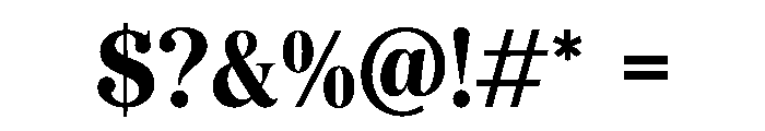 AUREVORA Font OTHER CHARS