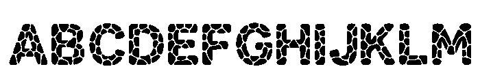 Auben Regular Font UPPERCASE