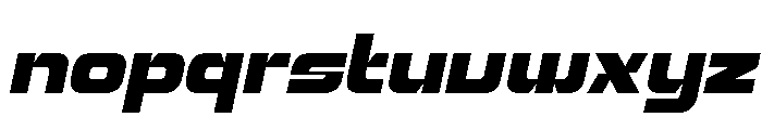 Auberga Italic Font LOWERCASE