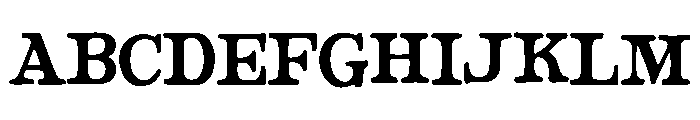 Aubrieta Font UPPERCASE