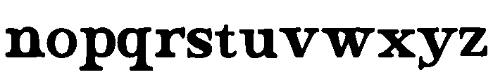 Aubrieta Font LOWERCASE
