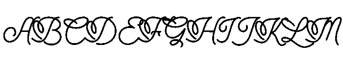 Audley Ipswitch Font UPPERCASE