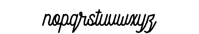 Audley Ipswitch Font LOWERCASE