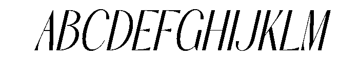 Audrey & Caroline Italic Font UPPERCASE