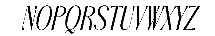 Audrey & Caroline Italic Font UPPERCASE