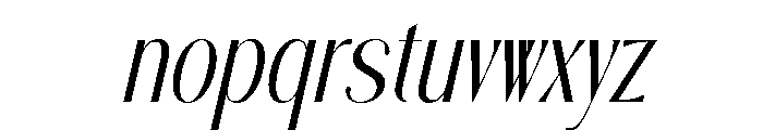 Audrey & Caroline Italic Font LOWERCASE