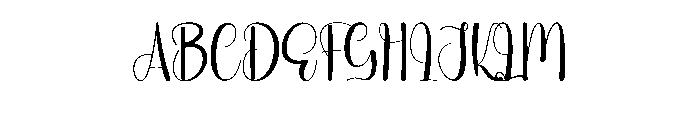 Audstya Font UPPERCASE