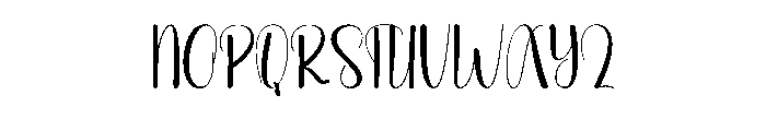 Audstya Font UPPERCASE