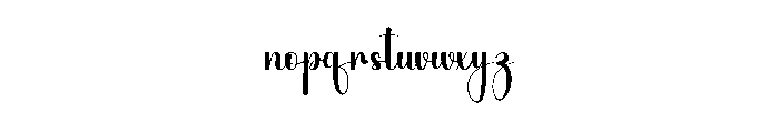 Audstya Font LOWERCASE