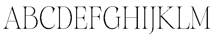 Augler Extra Light Font UPPERCASE