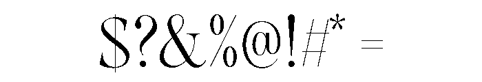 Augler Regular Font OTHER CHARS