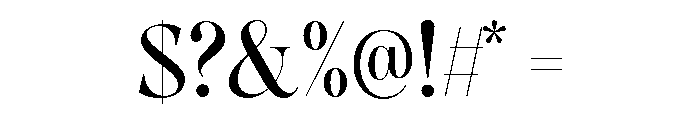 Augler Semi Bold Font OTHER CHARS