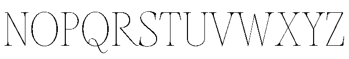 Augler Thin Font UPPERCASE