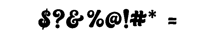 August Birthday Font OTHER CHARS