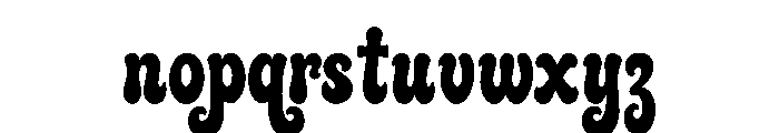 August Birthday Font LOWERCASE