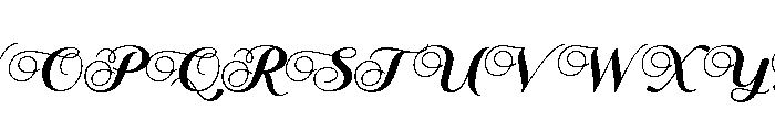 August Wedding Font UPPERCASE