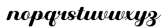 August Wedding Font LOWERCASE