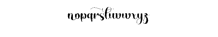 Augusty Font LOWERCASE