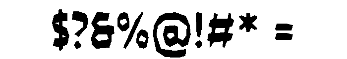 Auhsome Regular Font OTHER CHARS