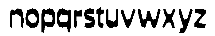Auhsome Regular Font LOWERCASE
