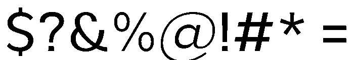 Aukim II Regular Font OTHER CHARS