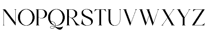 Aulisse Regular Font UPPERCASE
