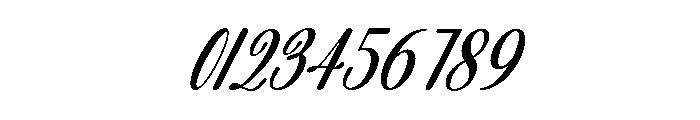 Aulora Script Condensed Slanted Font OTHER CHARS