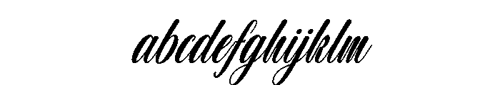 Aulora Script Condensed Slanted FONT
