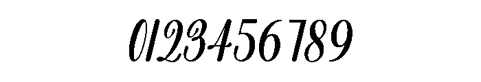 Aulora Script Condensed Font OTHER CHARS
