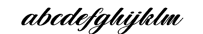 Aulora Script Expanded Slanted FONT