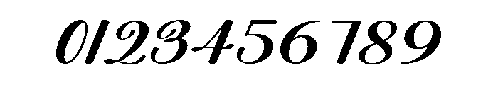 Aulora Script Expanded Font OTHER CHARS