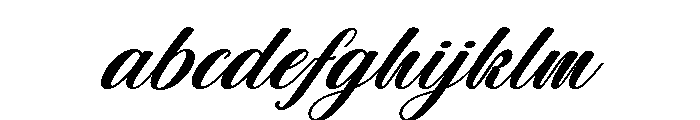 Aulora Script SemExp Slant FONT