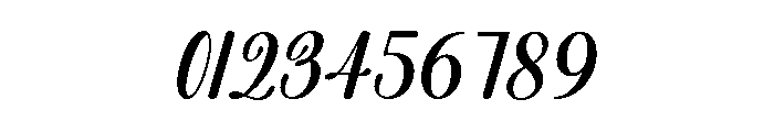 Aulora Script Semi Condensed Font OTHER CHARS