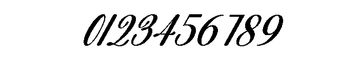 Aulora Script SemiCond Slant Font OTHER CHARS