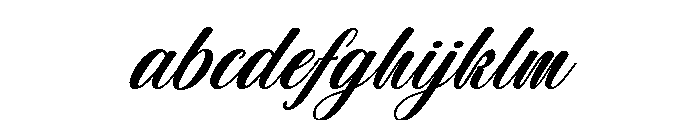 Aulora Script Slanted FONT