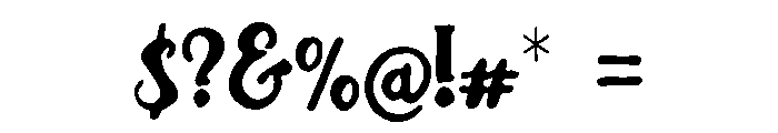 Aumoney Font OTHER CHARS