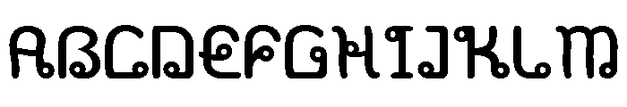 Aunthara Regular Font UPPERCASE