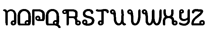 Aunthara Regular Font UPPERCASE
