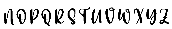 Auntie Beauty Font UPPERCASE