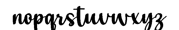 Auntie Beauty Font LOWERCASE