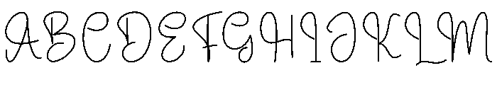 Auntie Signature Font UPPERCASE