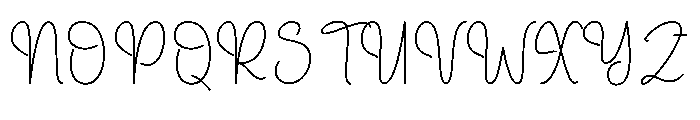 Auntie Signature Font UPPERCASE