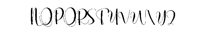 Aunty Dating Font UPPERCASE
