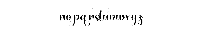 Aunty Dating Font LOWERCASE