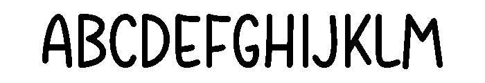Aunty Smile Font UPPERCASE