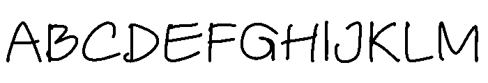 Aunty at night FL Font UPPERCASE