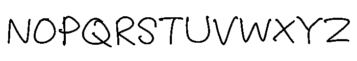 Aunty at night FL Font UPPERCASE